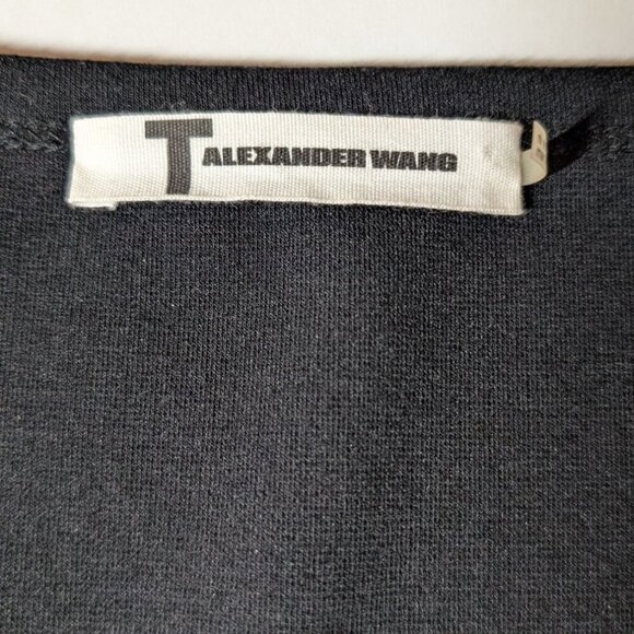 Alexander Wang Bodycon Dress Zip-Front Sheath Womens Small LBD Going Out Date - Picture 3 of 8
